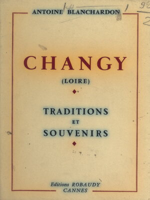 cover image of Changy (Loire)